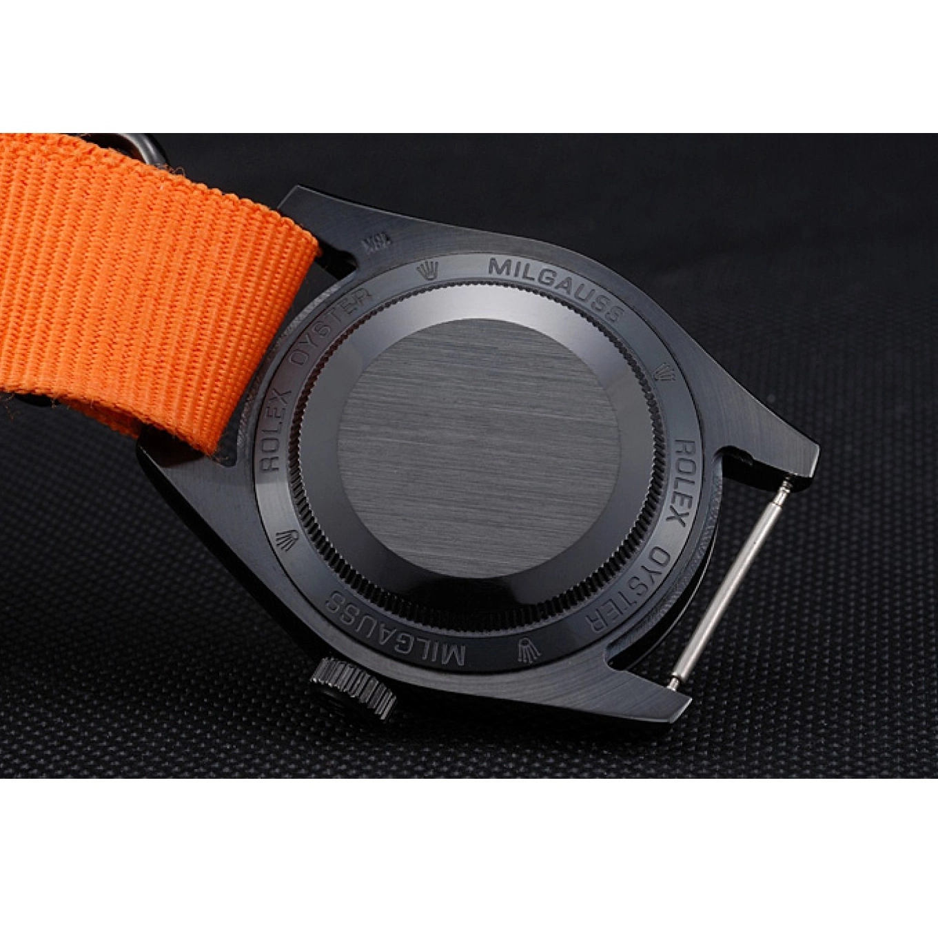 AAA replica watch Bamford Strap Rolex Milgauss Orange 622003 Nylon 0731
